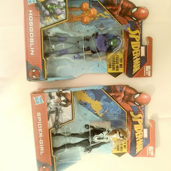 Two NIB Spider Girl &Hobgoblin  Action Figures - Picture 14 of 16
